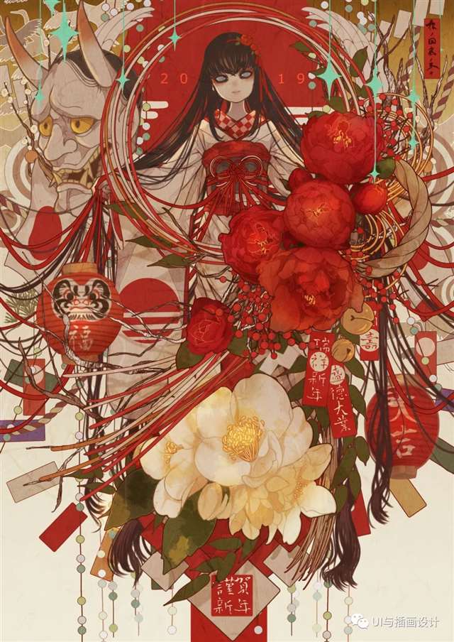 日本青森县的美女插画师七原しえ作品欣赏