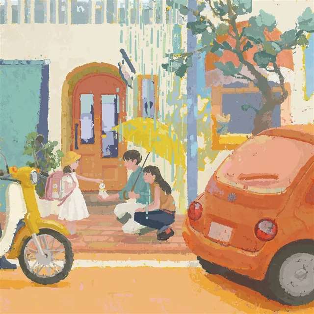 一组温暖的插画来治愈你们,日本插画师南波タケ(Minaminami)