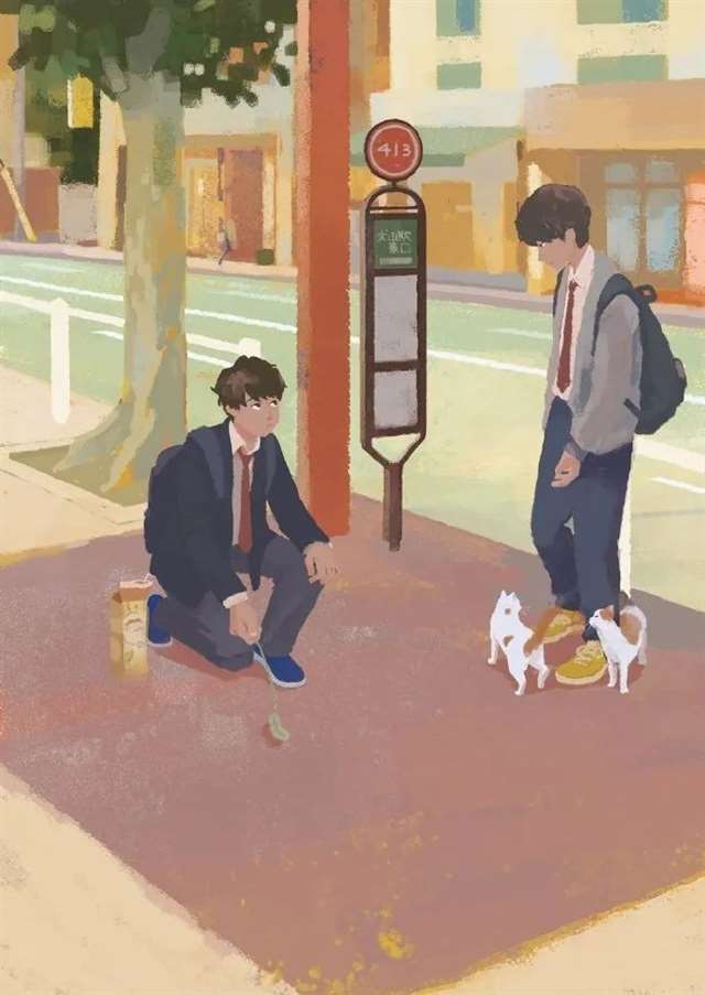 一组温暖的插画来治愈你们,日本插画师南波タケ(Minaminami)