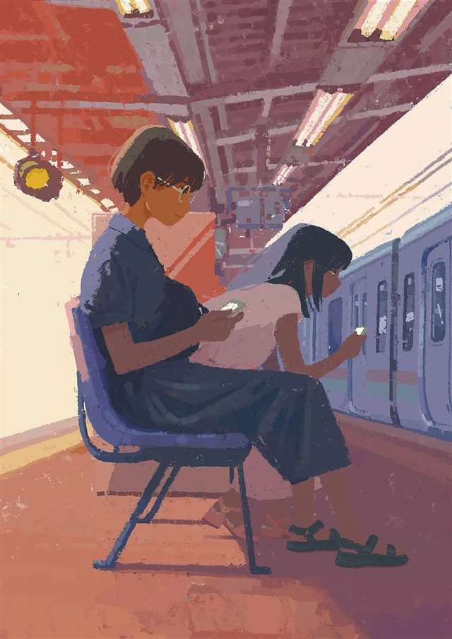 一组温暖的插画来治愈你们,日本插画师南波タケ(Minaminami)