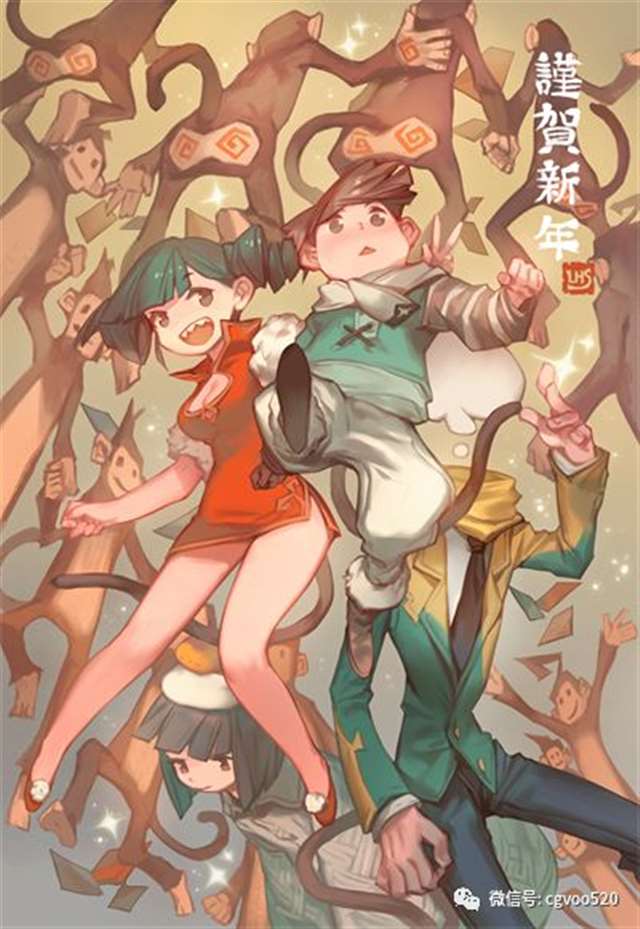 日本画师ヘスン的插画作品 