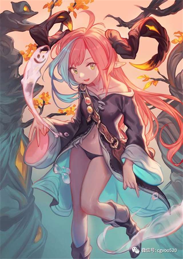 日本画师ヘスン的插画作品 