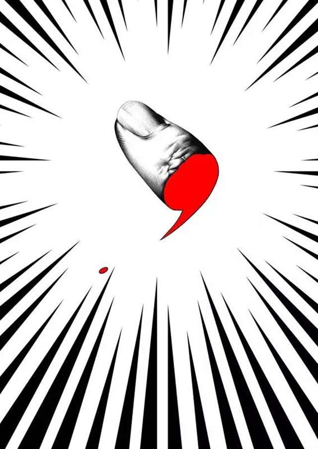 插画师 Shohei Otomo圆珠笔作画，画面精细血腥色情大胆