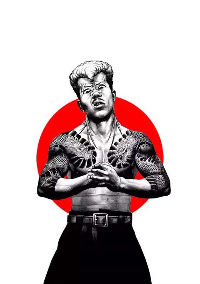 插画师 Shohei Otomo圆珠笔作画，画面精细血腥色情大胆