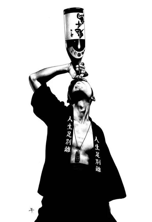 插画师 Shohei Otomo圆珠笔作画，画面精细血腥色情大胆