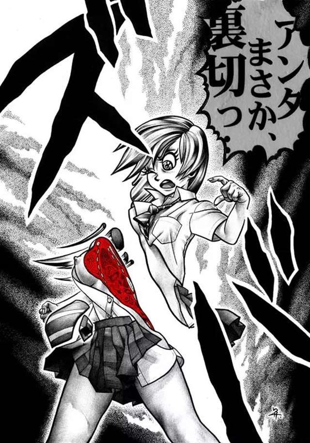 插画师 Shohei Otomo圆珠笔作画，画面精细血腥色情大胆