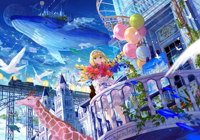 日本画师藤原结婚了，欣赏一下她的这些同人作品