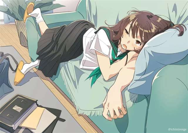 日本画师いちみれんげ的插画作品