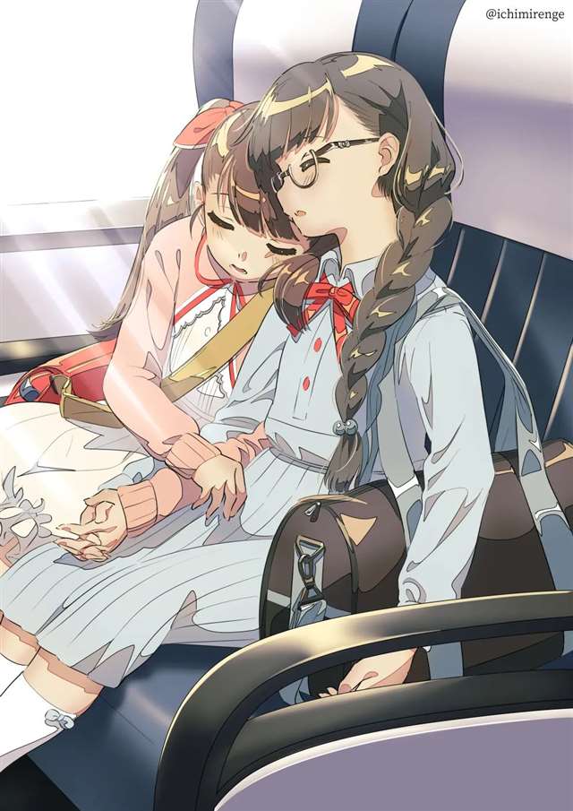 日本画师いちみれんげ的插画作品