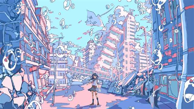 日本画师いちご飴的插画作品VOCALOID原创曲绘图