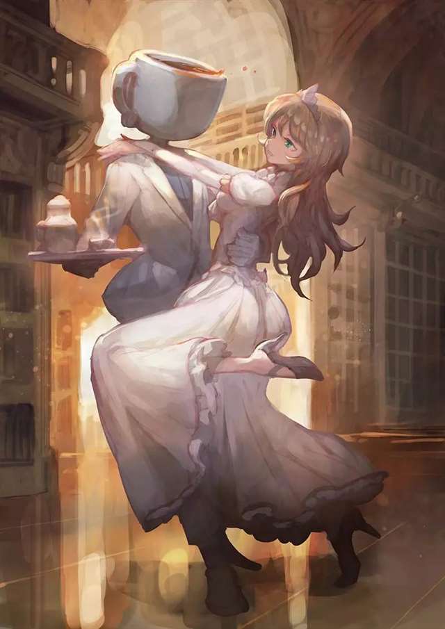 日本画师 LACK 作品欣赏，作品色彩浓郁，细节丰富，风格独特