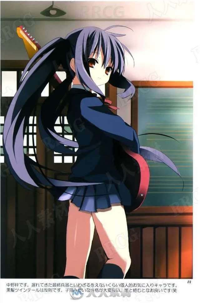 日本画师画师茨乃《K-ON!轻音少女》角色官方设定画集