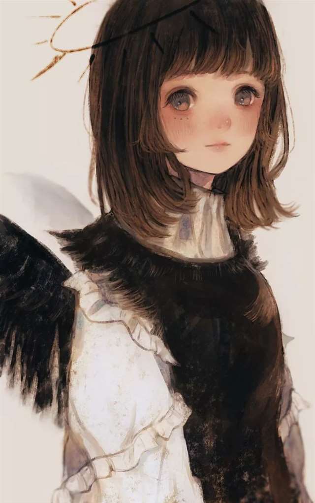 插画师 orie笔下的少女,可以收下做头像了