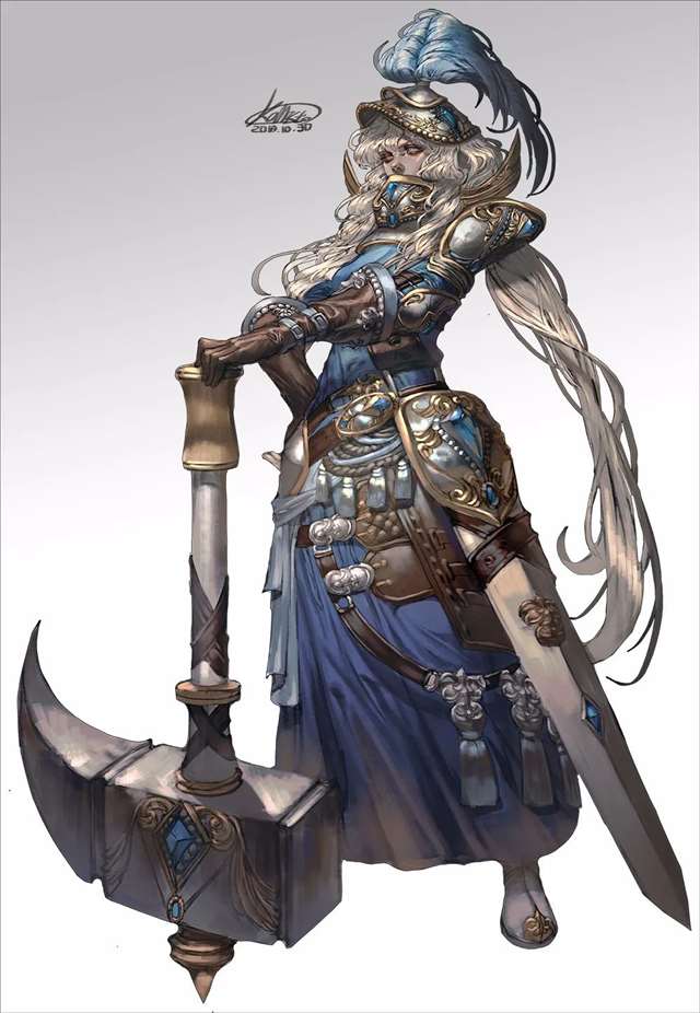 风格迥异的贵族女子韩国画师——Kallisto作品欣赏