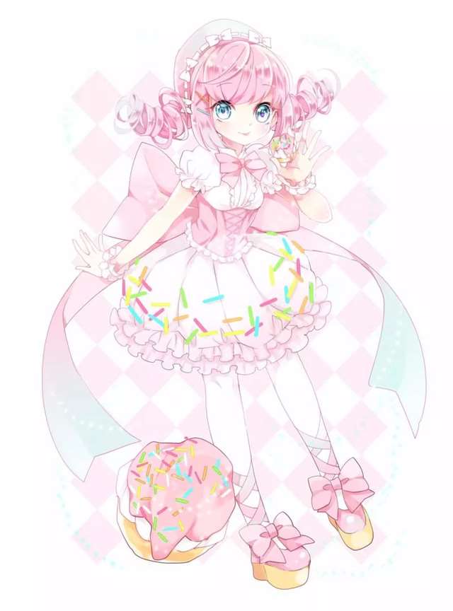 甜点们若是变成了人类 会是什么样子的呢？