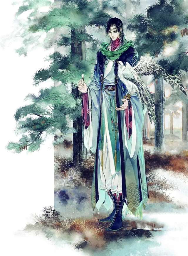 中国风植物拟人高清无水印图