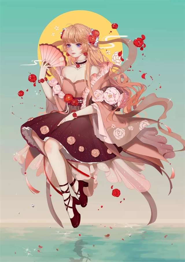 中国风植物拟人高清无水印图