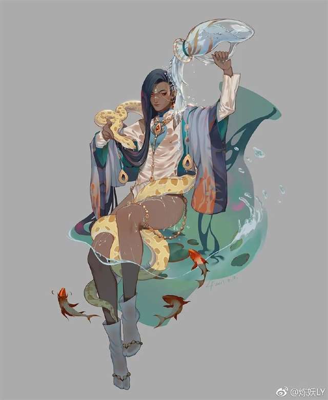 各式美男拟人，穿得又少，各种摆拍，原地出道