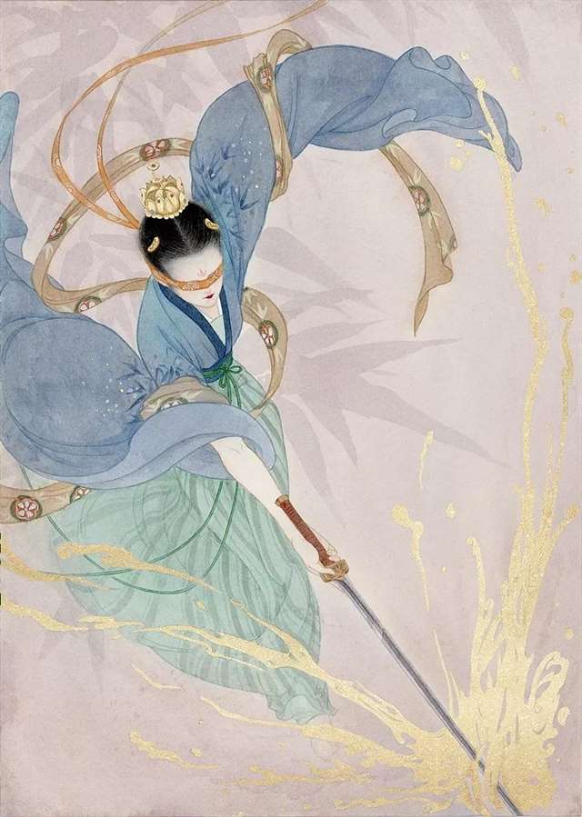 插画师南山归鱼古典画面欣赏