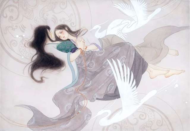 插画师南山归鱼古典画面欣赏