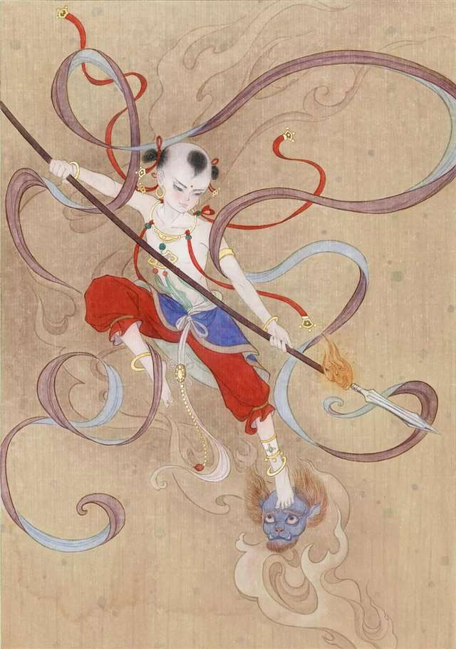 插画师南山归鱼古典画面欣赏