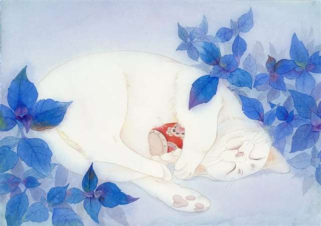 插画师南山归鱼古典画面欣赏