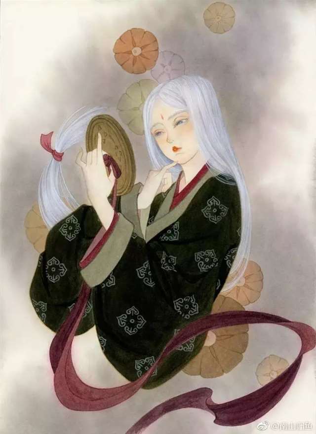 插画师南山归鱼古典画面欣赏