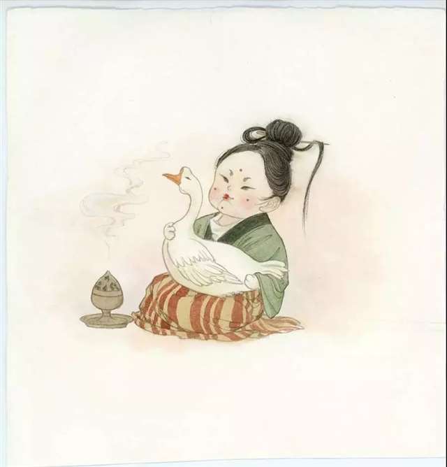 插画师南山归鱼古典画面欣赏