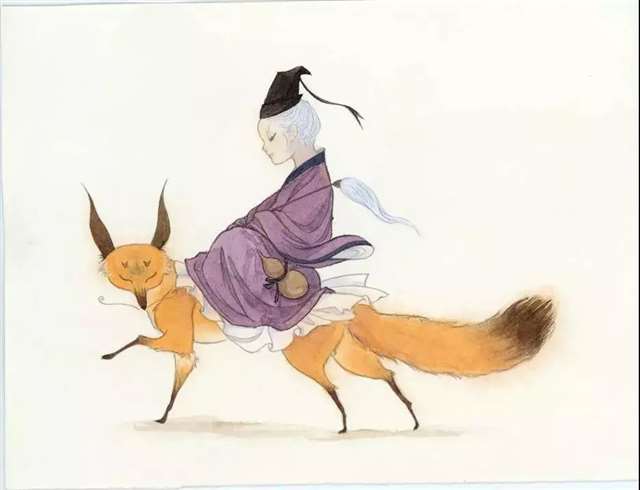 插画师南山归鱼古典画面欣赏