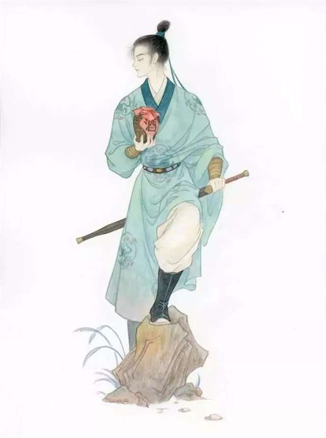 插画师南山归鱼古典画面欣赏