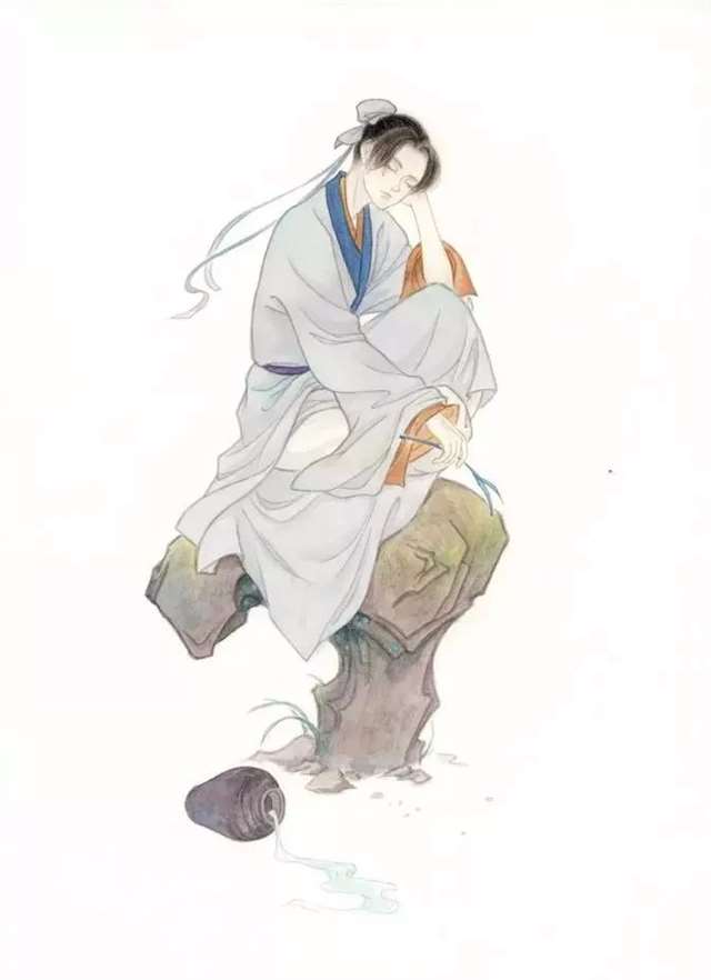 插画师南山归鱼古典画面欣赏