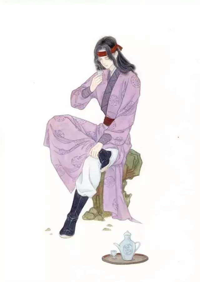 插画师南山归鱼古典画面欣赏