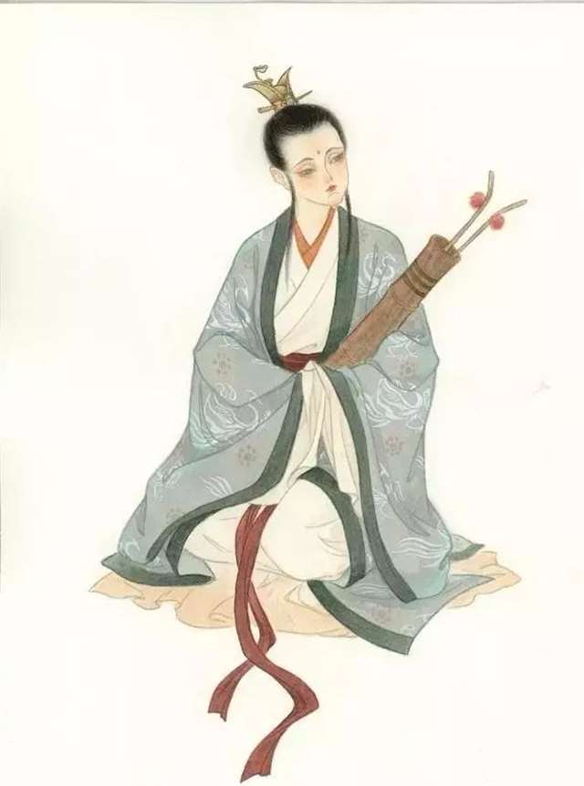 插画师南山归鱼古典画面欣赏