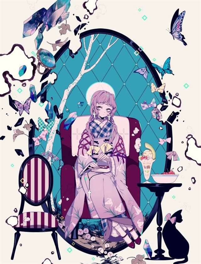 日本插画师しきみ(Keeggy)插画作品欣赏