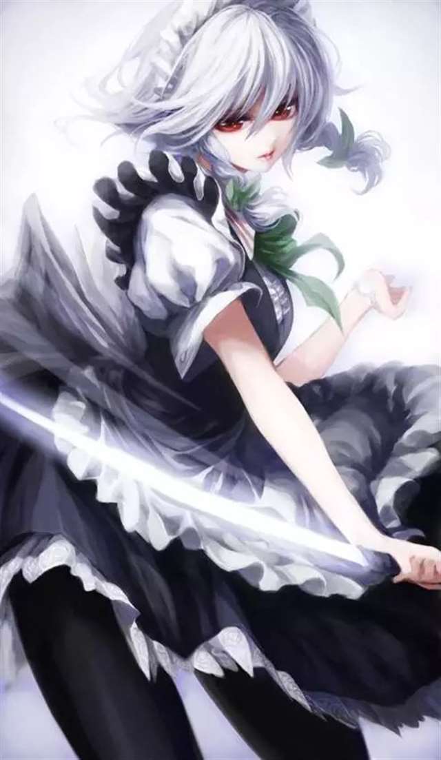 二次元福利壁纸东方系列之十六夜咲夜