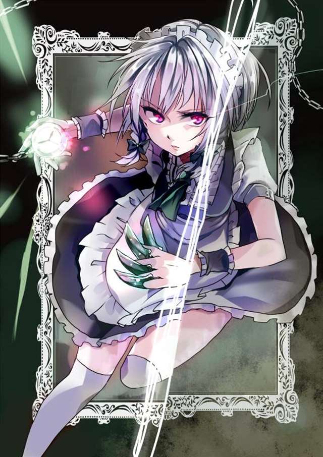 二次元福利壁纸东方系列之十六夜咲夜