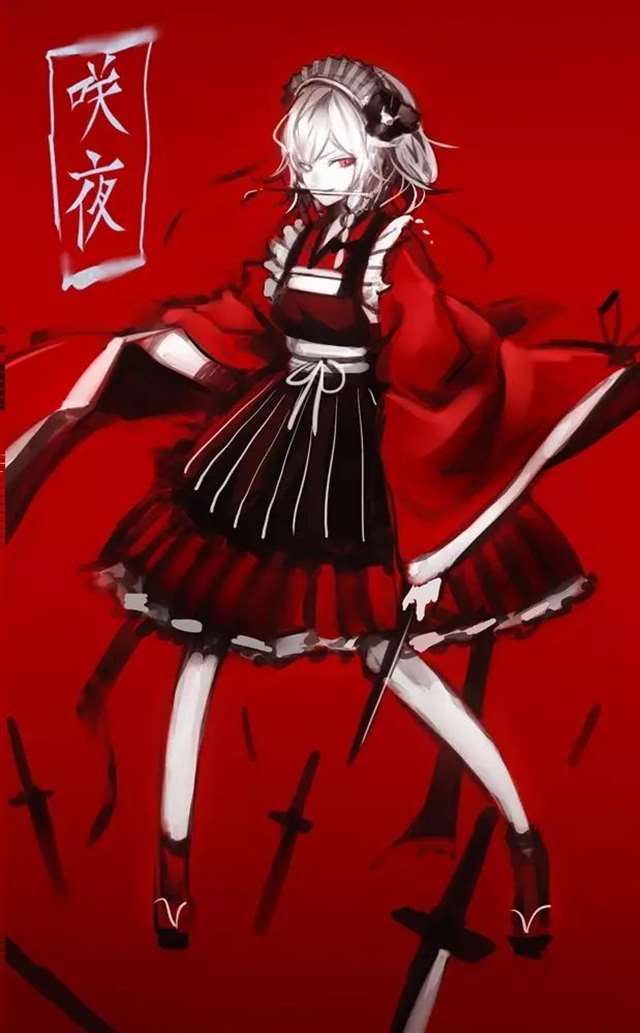 二次元福利壁纸东方系列之十六夜咲夜