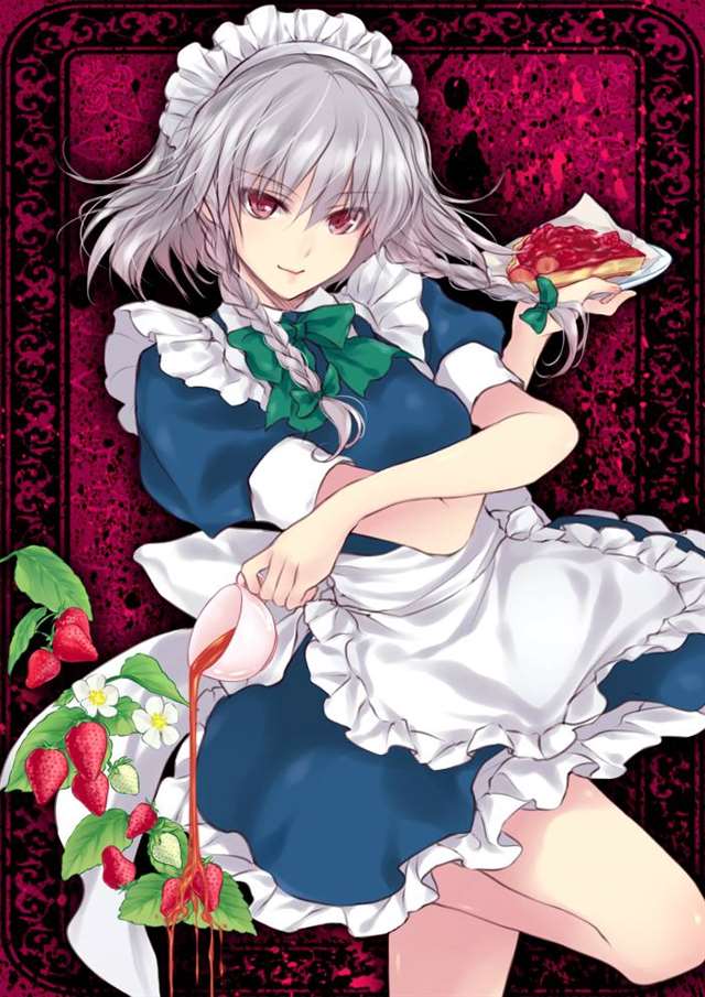 二次元福利壁纸东方系列之十六夜咲夜