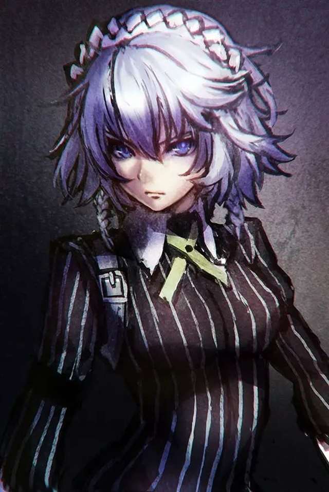 二次元福利壁纸东方系列之十六夜咲夜