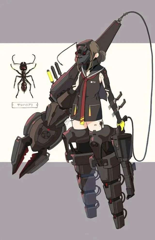 画师把昆虫拟人化成美少女，你还会害怕吗？