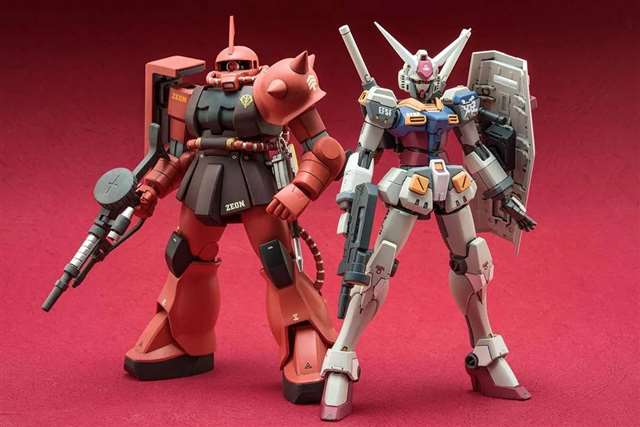 较女性化的高达 突然感觉有一点那个什么。