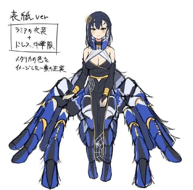 日本画师plan作品 口味太硬核,不过仔细看还挺可爱