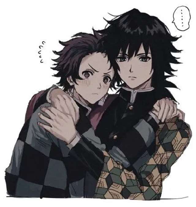 画师A绘制的鬼灭之刃义炭同人图