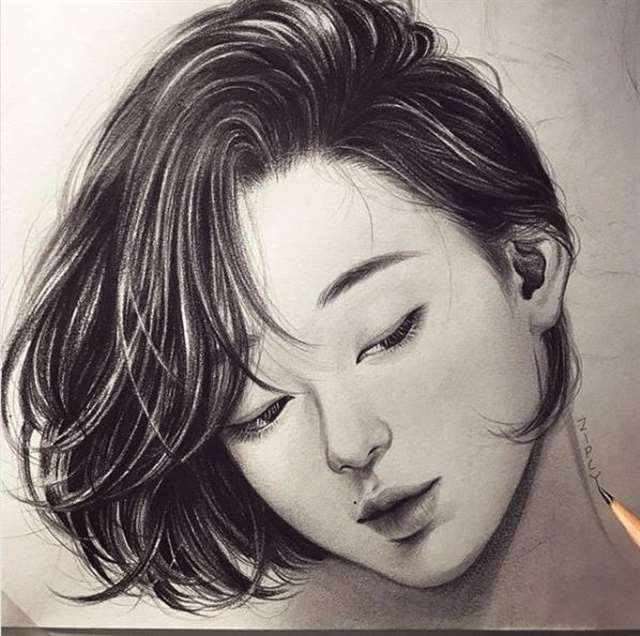 韩国插画师Zipcy中文名叫梁世恩手稿过程步骤