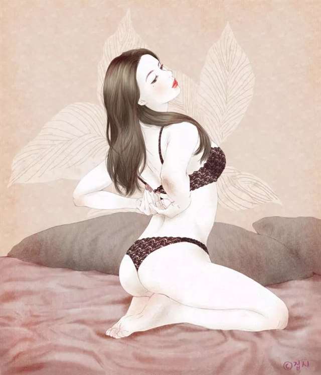 韩国插画师Zipcy中文名叫梁世恩手稿过程步骤