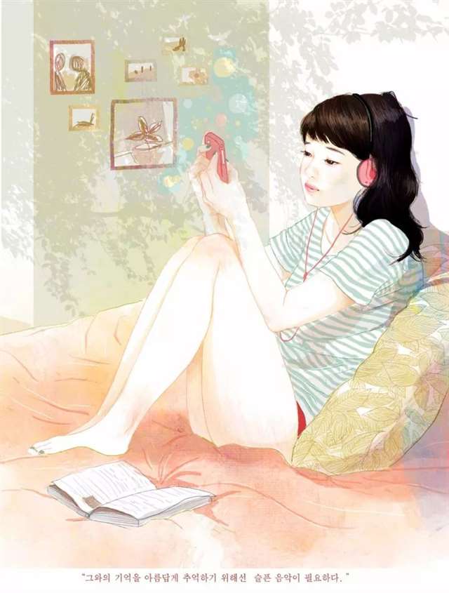 韩国插画师Zipcy中文名叫梁世恩手稿过程步骤