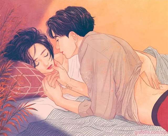 韩国插画师Zipcy中文名叫梁世恩手稿过程步骤