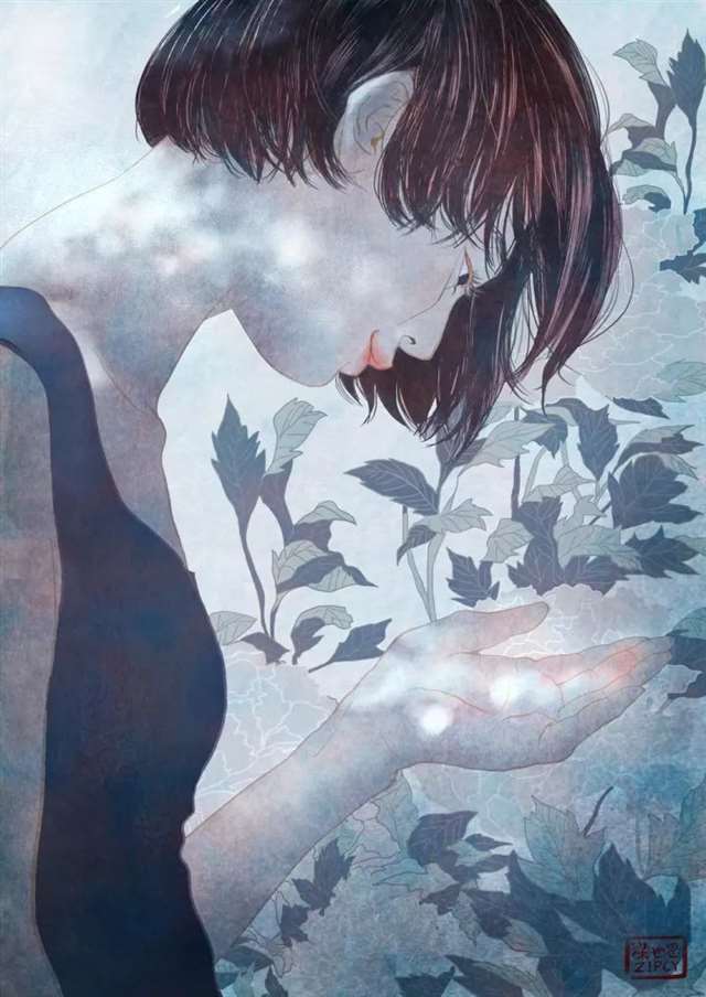 韩国插画师Zipcy中文名叫梁世恩手稿过程步骤