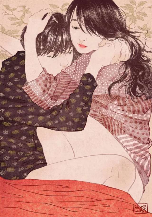 韩国插画师Zipcy中文名叫梁世恩手稿过程步骤