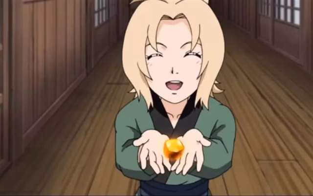 火影忍者中纲手小时候的样子